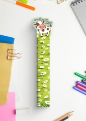 Линейка ECO из дерева iLikeGift «Хватай удачу за хвост»