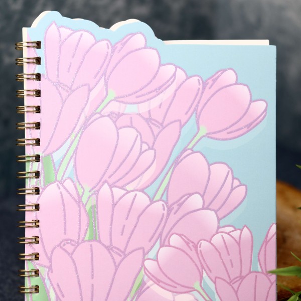 Блокнот (B6) «Lawn of tulips», (18*13), 120 стр. 