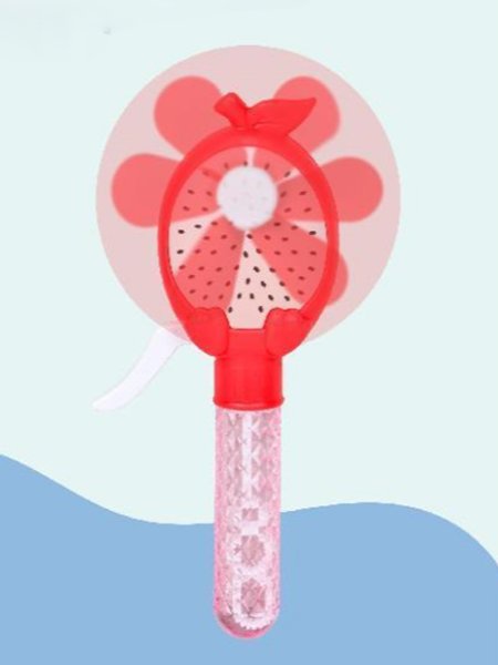 Портативный механический ручной вентилятор «Tasty fruit», red 