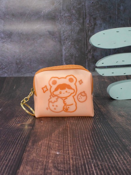 Брелок, кошелёк «Baby bear strawberry», orange 