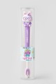 Зубная щётка для взрослых iLikeGift "Dreamy bunny", purple (21 см)