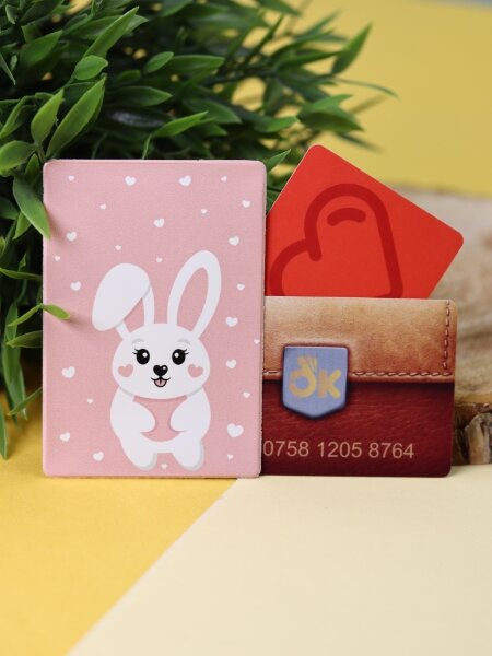 Держатель для карт «Love bunny» (6,5 х 9,5 см) 