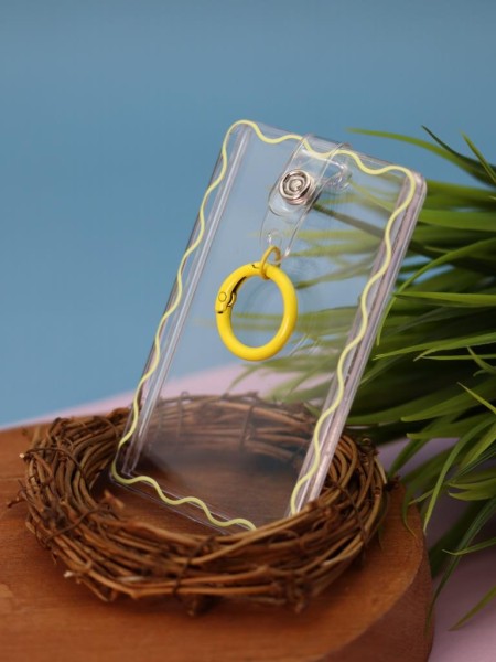Футляр для карт "Wave outline", yellow 