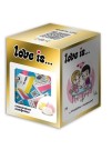 Сливочные жевательные конфеты "Love is", 18шт микс, Золотая серия