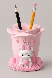 Подставка для канцелярских принадлежностей «Milly Cat Rose», pink