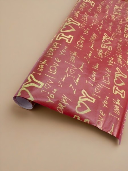 Упаковочная бумага «Cupid's Wrap» 1 рулон, 50*70 см 