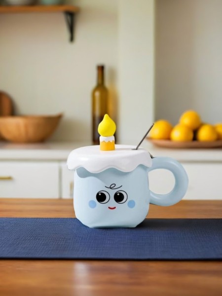 Кружка «Сake emotions», blue (400 ml) 
