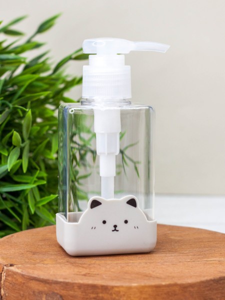 Дорожная бутылочка "Panda head", grey (100 ml) 