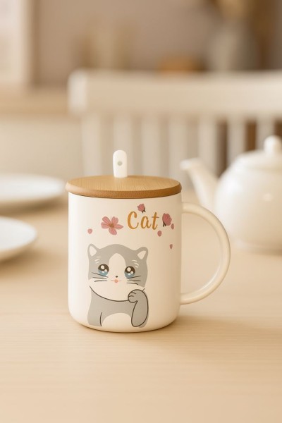 Кружка «lovely kitten», teardrop (450 ml) 