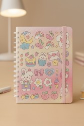 Блокнот (А5) "Bunny cupcake", pink (14.5*21)
