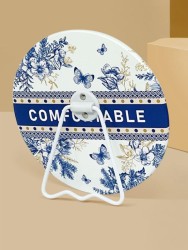 Зеркало настольное "Comfortable", синее (15,5*16 см)
