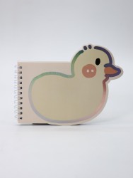 Блокнот на спирали (B6) "Duckling", yellow (13*18)