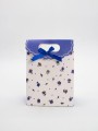 Пакет подарочный (XS) "Many flowers", blue (12x6x16)