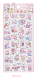 Наклейки "Wind-up bunny" (20,5*9 см)
