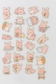 Наклейки объемные "Wind-up bunny" (20,5*9 см)