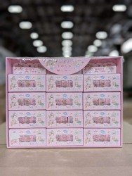 Набор декоративного скотча 4 шт. "Cute ballon" pink, шоу-бокс 12 шт.