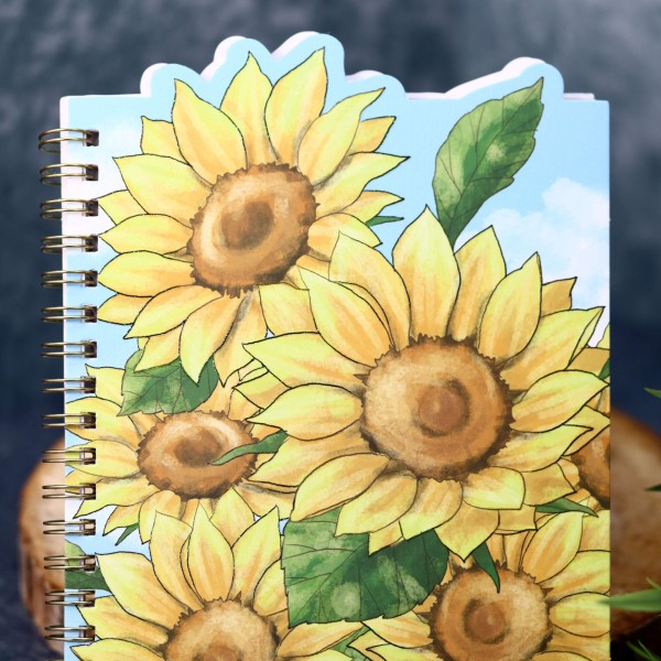 Блокнот (B6) «Lawn of sunflowers», (18*13), 120 стр. 