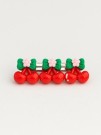Заколка для волос GIRLY "Juicy cherry", red