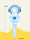 Портативный механический ручной вентилятор «Sweet astronaut», blue
