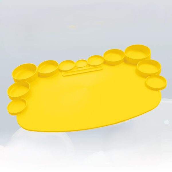 Коврик силиконовый "Circles", yellow 