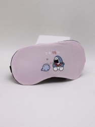 Маска для сна гелевая "Shark teeth", pink