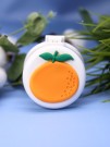 Расческа раскладная с зеркалом  "Summer orange folding", white