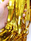 Праздничный занавес, дождик для фотозоны "Gleaming rain", golden (100*200 см)