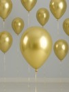 Набор воздушных шаров 10 шт. "Pearlescent magic set", gold (25 см)