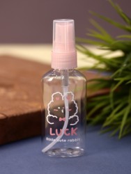 Дорожная бутылочка "Little rabbit luck", pink (70 ml)
