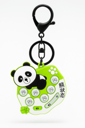 Брелок - игра "Chubby Zoo", green