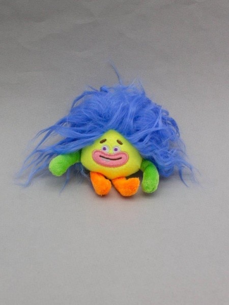 Плюшевый брелок "Colorful monster", blue (8 см) 