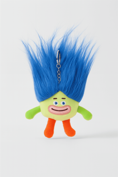 Плюшевый брелок "Colorful monster", blue (8 см) 