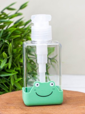 Дорожная бутылочка "Frog head", green (100 ml)