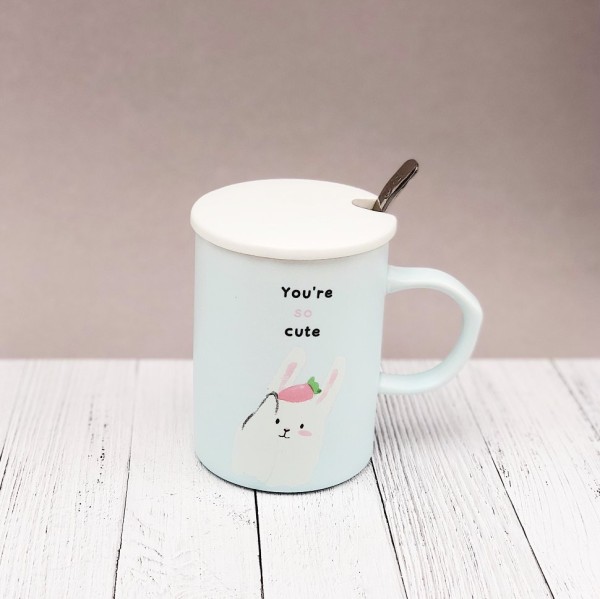 Кружка"You are so cute" (blue) (380ml) 