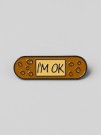 Значок металлический iLikeGift "I am OK"