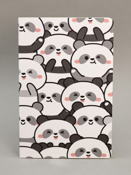 Блокнот (А5) "Many panda", white (14.5*21) 