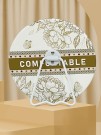 Зеркало настольное "Comfortable", коричневое (15,5*16 см)
