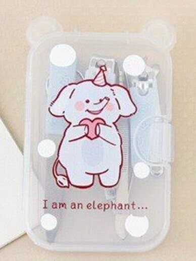 Маникюрный набор "I am an elephant", blue 