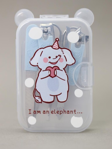 Маникюрный набор "I am an elephant", blue 