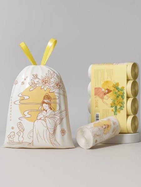 Набор декоративных пакетов на завязках "Laurel Rabbit", 4 рулона, 60 шт/рулон (45*40 см) 