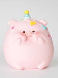 Копилка «Pig joy», pink (18,5 см), пластик