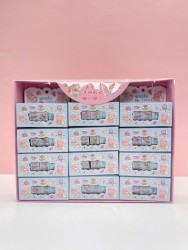 Набор декоративного скотча 4 шт. "Cute ballon" blue, шоу-бокс 12 шт.