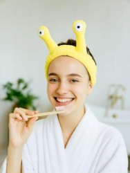 Повязка на голову "Snail", yellow