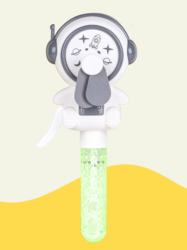 Портативный механический ручной вентилятор «Sweet astronaut», grey
