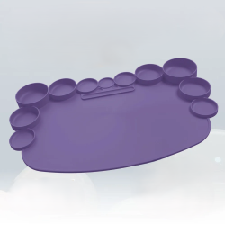 Коврик силиконовый "Circles", purple