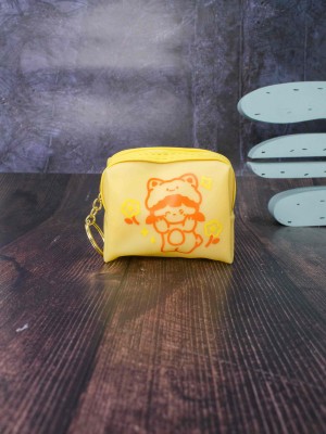 Брелок, кошелёк «Baby cat flower», yellow