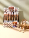 Зубная щётка для взрослых iLikeGift "Travel bear", blue (21 см)
