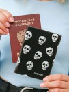 ОБЛОЖКА ДЛЯ ПАСПОРТА «Skulls», плотность 600 мкм