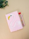 Блокнот плюшевый «Flamingo», pink, 21,5х15 см, плотность 70 гр.