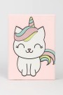 Блокнот плюшевый «Cat dress», rainbow-pink, 21,5х15 см, плотность 70 гр.